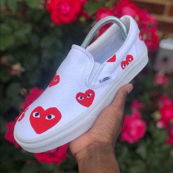 cdg vans custom